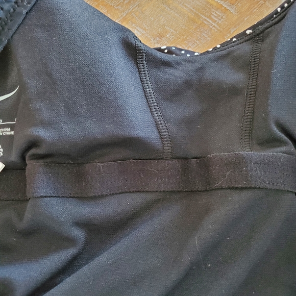 NIKE Women's Water Dots Keyhole One-Piece Swimsuit Black & White Size XL NWT $92 - Picture 16 of 16